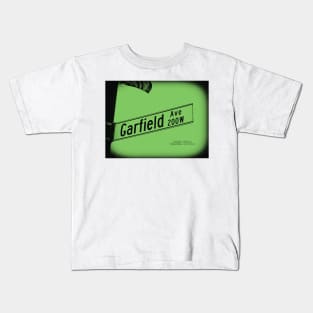 Garfield Avenue GREEN LICORICE, Glendale, California by Mistah Wilson Kids T-Shirt